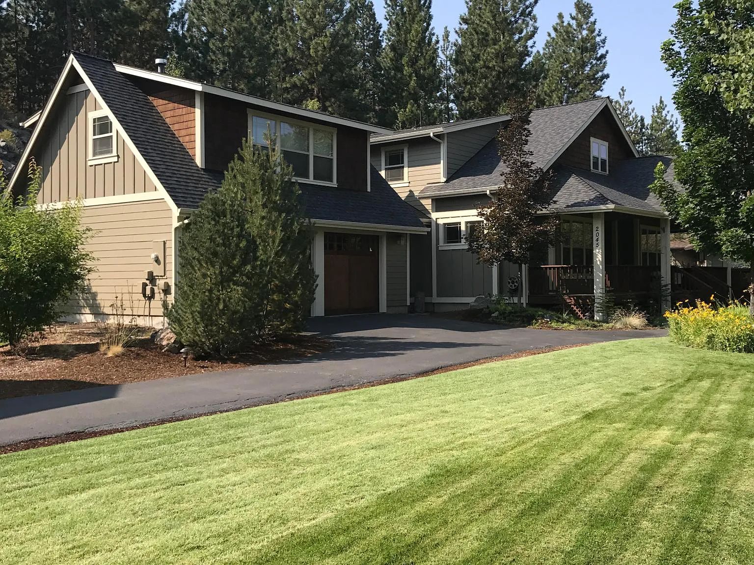 Two-story custom home exterior by Austin Edge Contracting